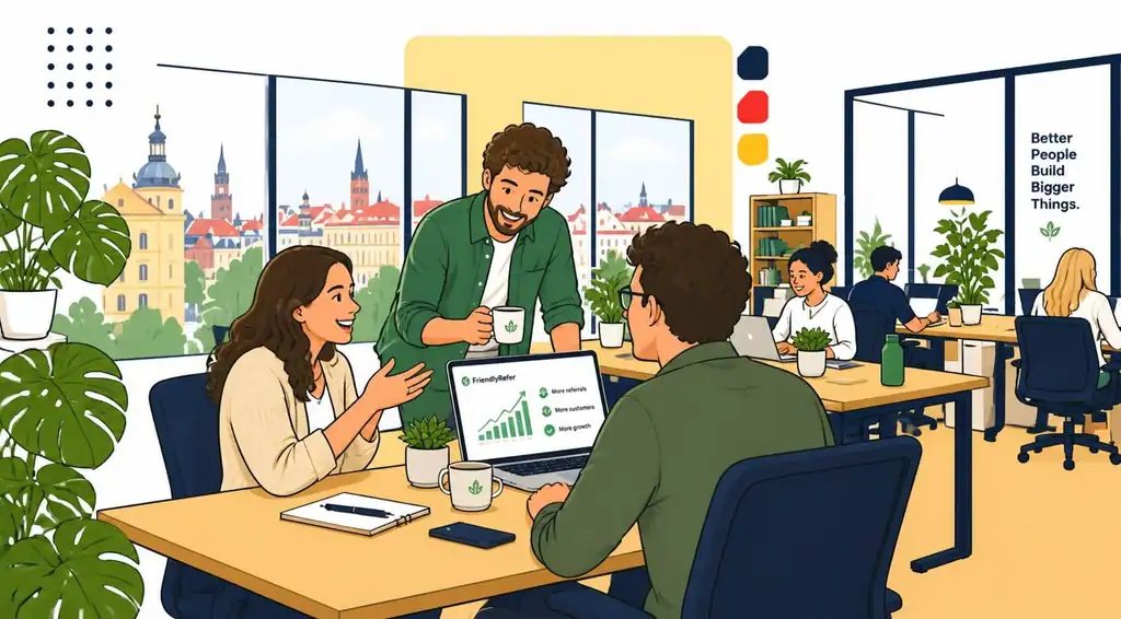 Modern office environment in Sofia
